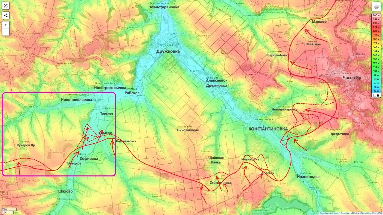 Наши подразделения ведут наступательные действия по направлению к Кучерову Яру