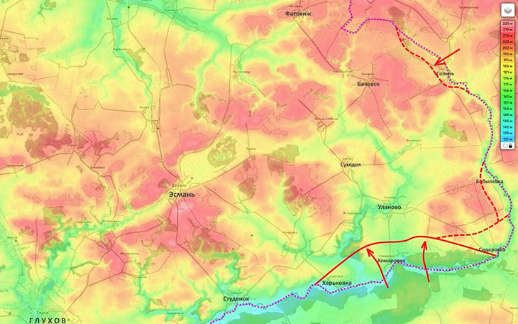 В Сумской области населенный пункт Бобылевка был взят под наш контроль