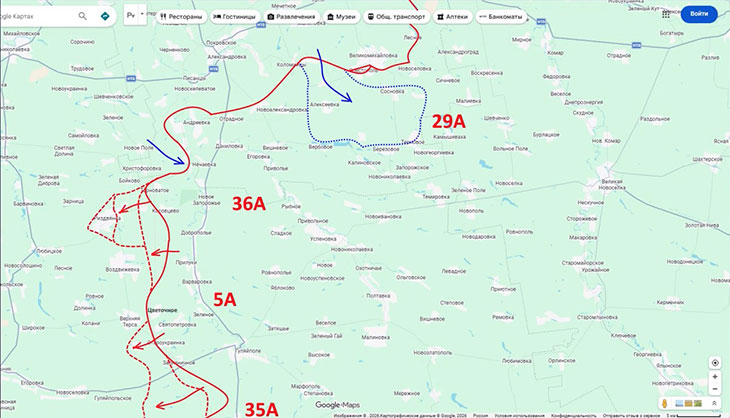 Пока не полностью зачищено Рождественское