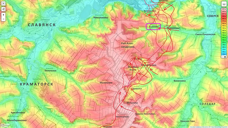 Вчера было официально объявлено о занятии населенного пункта Каленики