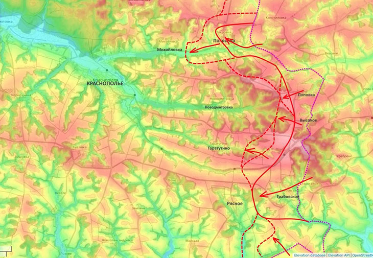 Все подступы к Рясному уже наши