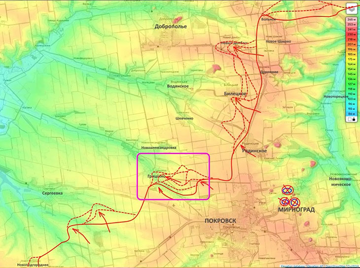 Ожесточеннейшие бои идут в Гришино