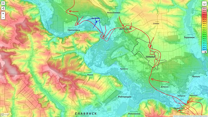 Наши подразделения заняли центральную часть Дробышева