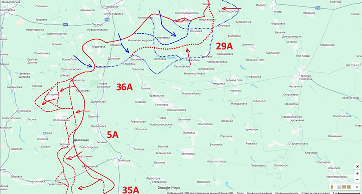 Успехи в полосе группировки «Восток»