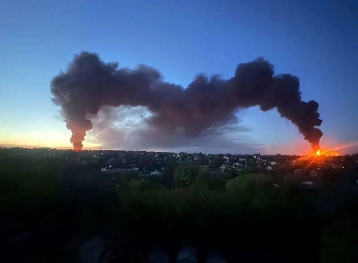 Удары по Днепропетровску