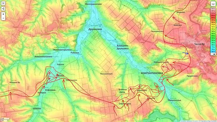 Наши войска резко усилили свою активность южнее Торского