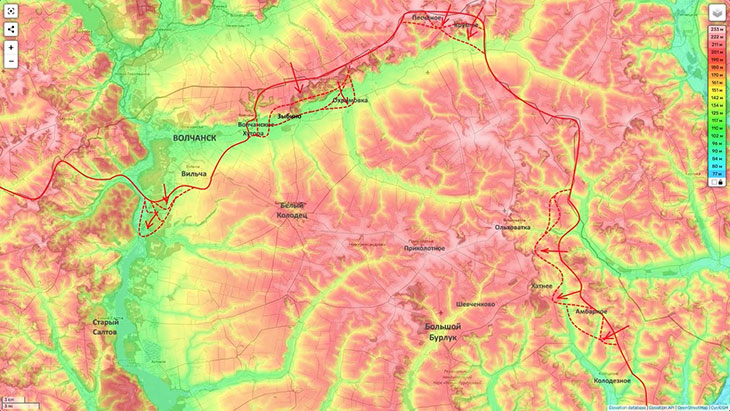 Волчанский участок фронта