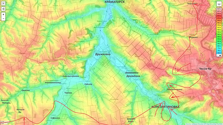 Константиновка уже для противника потеряна