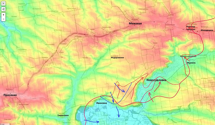 Заканчивается сражение за Новоподгороднее