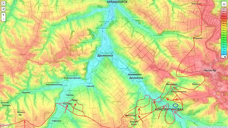 Карман в районе Красного практически зачищен