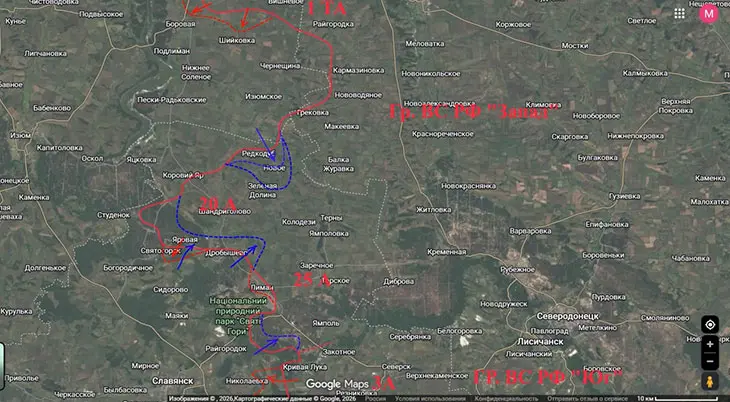 Наши войска пытаются контратаковать в районе Зеленой Долины, Нового, Редкодуба, Дробышева