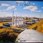 Поражение нашими FPV-дронами территории компрессорной станции в Сумах